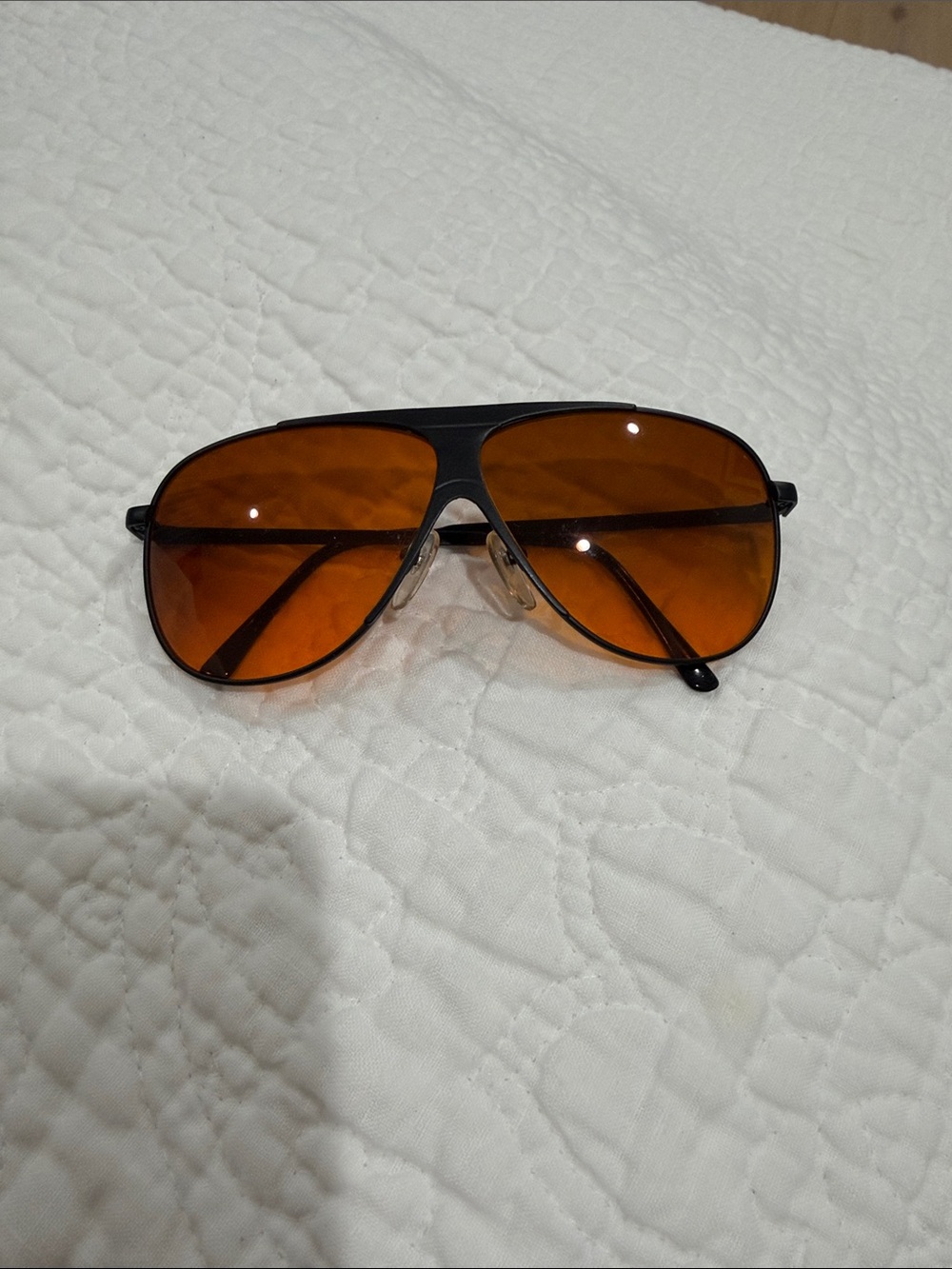 Women’s Amber Lens Aviator Swim Sunglasses - Picture 6 of 6